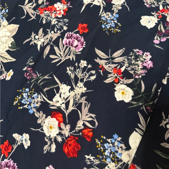 Lane Bryant Pants- Navy Floral - Picture 3 of 10